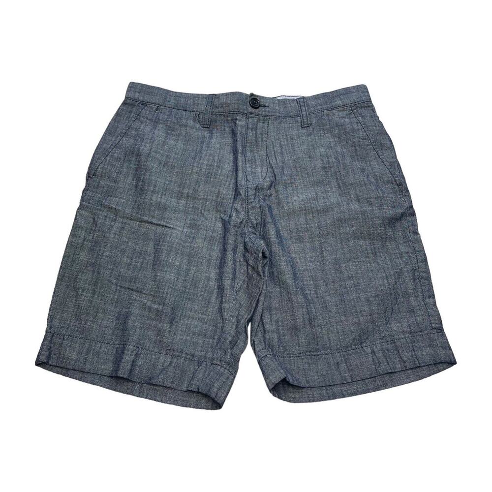 Tommy Hilfiger Chino Shorts Men's 30 Gray 100% Cotton Zip Fly Mid-Rise Outdoor - Picture 1 of 7